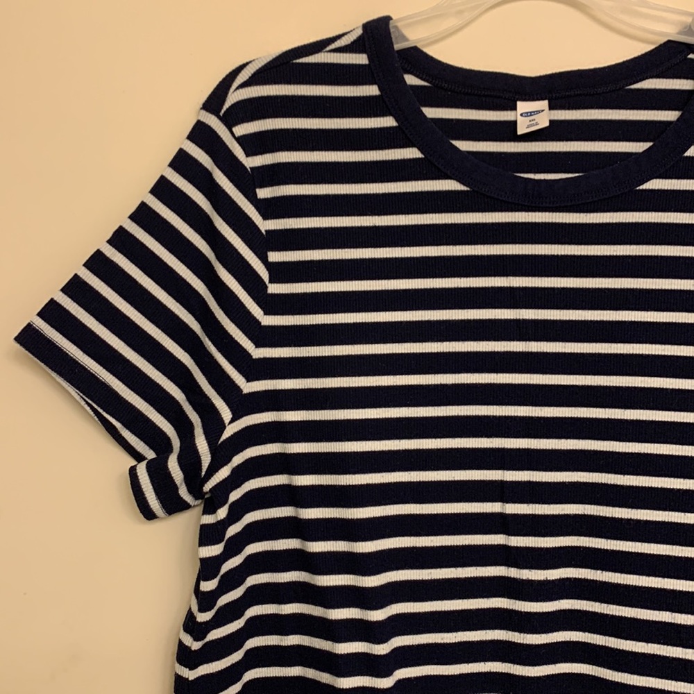 Old Navy Blue and white shirt